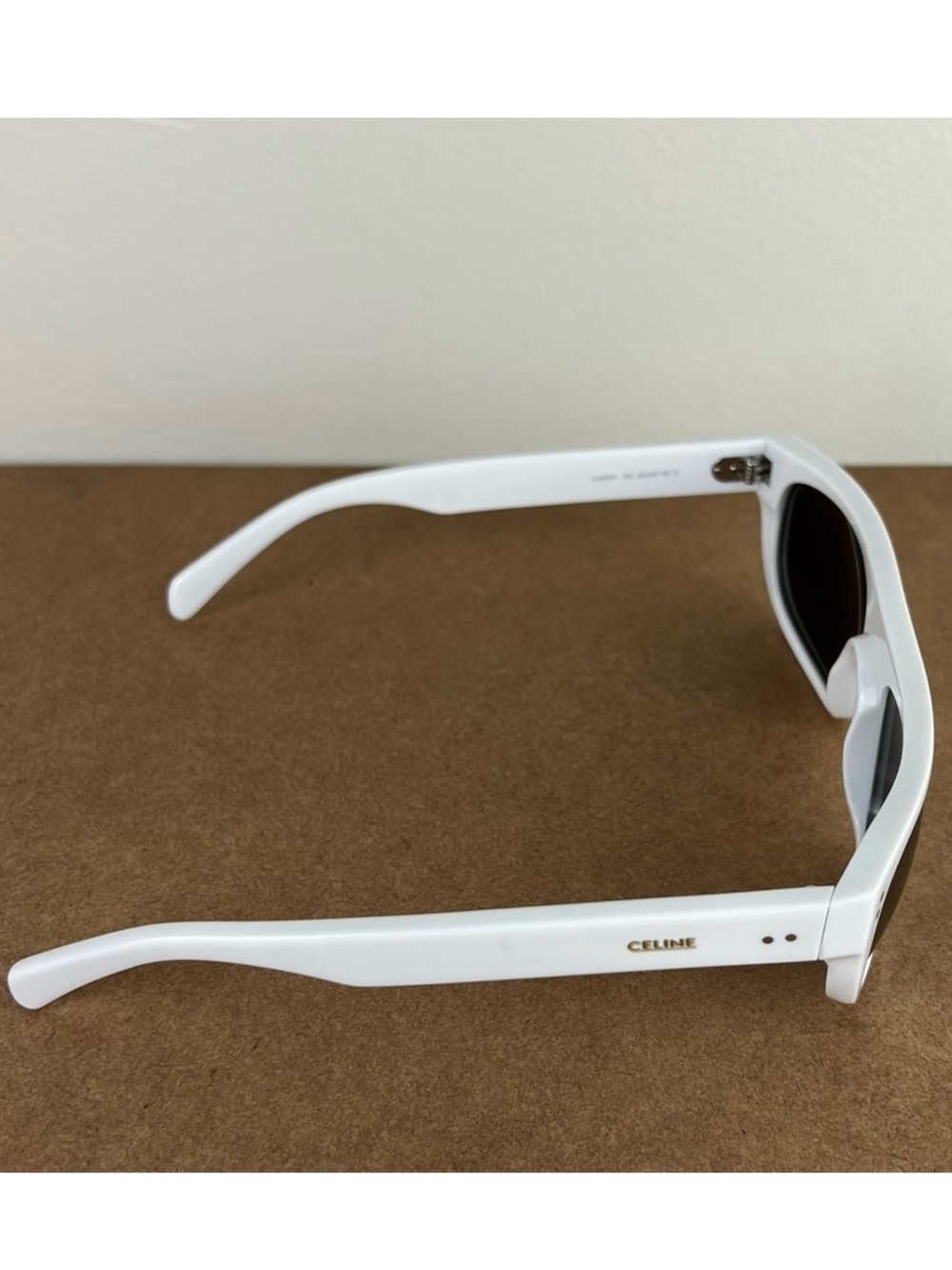 NEW CELINE WHITE MIRRORED SUNGLASSES - Picture 7 of 10